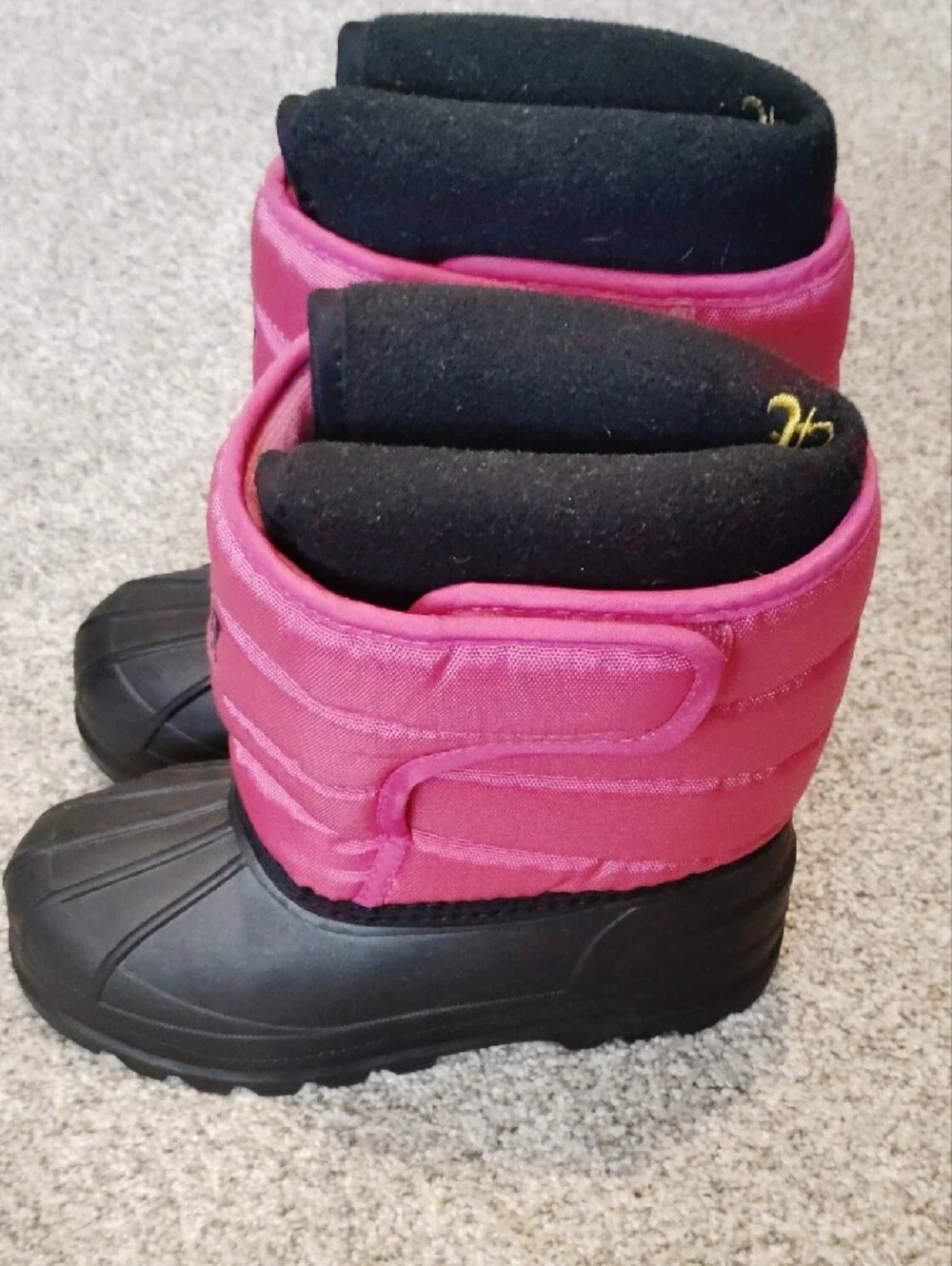 Polo by Ralph Lauren Pink and Black Kids' Rain & Snow Boots